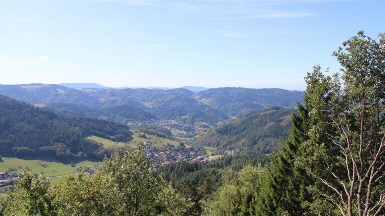Dieses Bild zeigt eine Webcam-Aufnahme vom Achertal, aufgenommen am Samstag, den 12.09.2026 um 12:40 Uhr. Die Temperatur betrug 22.4°C.