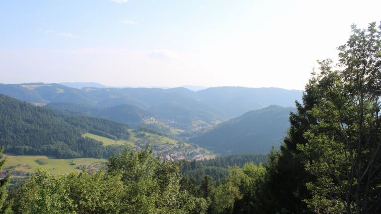 Dieses Bild zeigt eine Webcam-Aufnahme vom Achertal, aufgenommen am Samstag, den 18.07.2026 um 18:50 Uhr. Die Temperatur betrug 26.5°C.