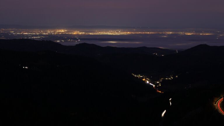 Dieses Bild zeigt eine Webcam-Aufnahme vom Achertal, aufgenommen am Freitag, den 31.10.2025 um 06:20 Uhr. Die Temperatur betrug 9.2°C.