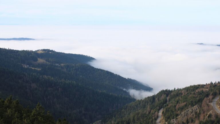 Dieses Bild zeigt eine Webcam-Aufnahme vom Achertal, aufgenommen am Montag, den 22.12.2025 um 12:30 Uhr. Die Temperatur betrug 7°C.