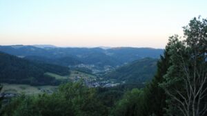Dieses Bild zeigt eine Webcam-Aufnahme vom Achertal, aufgenommen am Freitag, den 14.08.2026 um 06:40 Uhr. Die Temperatur betrug 25.3°C.