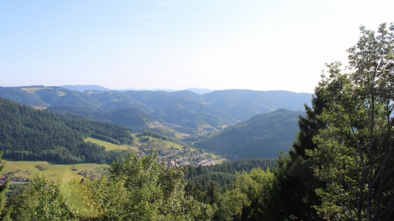 Dieses Bild zeigt eine Webcam-Aufnahme vom Achertal, aufgenommen am Donnerstag, den 23.07.2026 um 18:30 Uhr. Die Temperatur betrug 25.5°C.