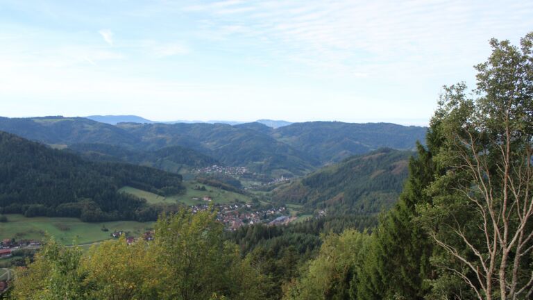 Dieses Bild zeigt eine Webcam-Aufnahme vom Achertal, aufgenommen am Donnerstag, den 15.10.2026 um 09:50 Uhr. Die Temperatur betrug 15.4°C.