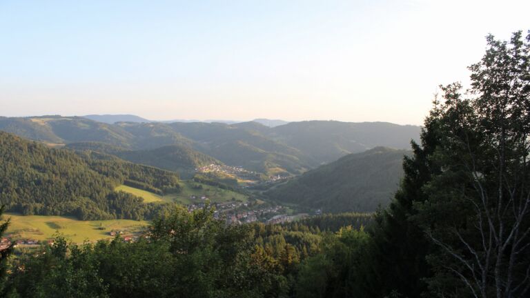 Dieses Bild zeigt eine Webcam-Aufnahme vom Achertal, aufgenommen am Montag, den 20.07.2026 um 20:30 Uhr. Die Temperatur betrug 16.8°C.