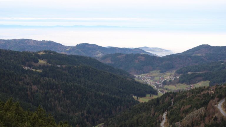 Dieses Bild zeigt eine Webcam-Aufnahme vom Achertal, aufgenommen am Mittwoch, den 03.12.2025 um 10:10 Uhr. Die Temperatur betrug 5.2°C.