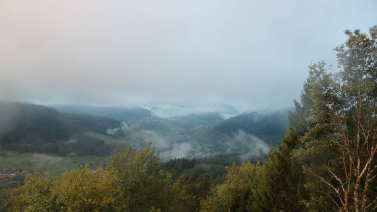 Dieses Bild zeigt eine Webcam-Aufnahme vom Achertal, aufgenommen am Mittwoch, den 14.10.2026 um 08:00 Uhr. Die Temperatur betrug 10.8°C.