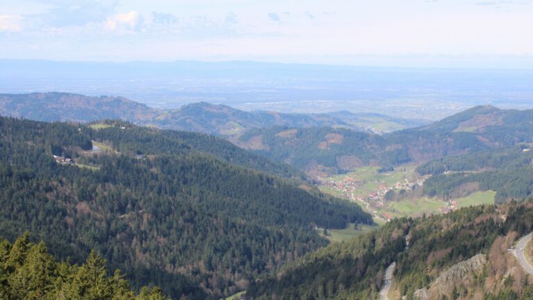 Dieses Bild zeigt eine Webcam-Aufnahme vom Achertal, aufgenommen am Sonntag, den 05.04.2026 um 11:40 Uhr. Die Temperatur betrug 12.9°C.