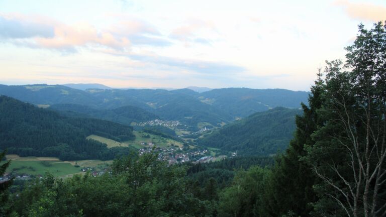 Dieses Bild zeigt eine Webcam-Aufnahme vom Achertal, aufgenommen am Freitag, den 03.07.2026 um 06:00 Uhr. Die Temperatur betrug 14.2°C.