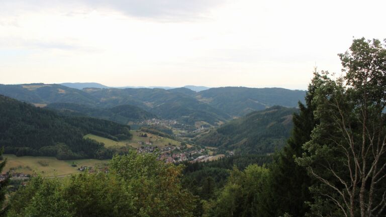 Dieses Bild zeigt eine Webcam-Aufnahme vom Achertal, aufgenommen am Montag, den 24.08.2026 um 18:30 Uhr. Die Temperatur betrug 18.3°C.