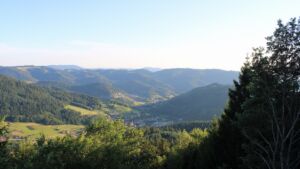 Dieses Bild zeigt eine Webcam-Aufnahme vom Achertal, aufgenommen am Freitag, den 10.07.2026 um 20:10 Uhr. Die Temperatur betrug 28.4°C.