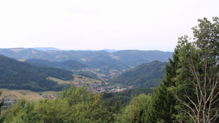 Dieses Bild zeigt eine Webcam-Aufnahme vom Achertal, aufgenommen am Sonntag, den 09.08.2026 um 12:30 Uhr. Die Temperatur betrug 30.3°C.