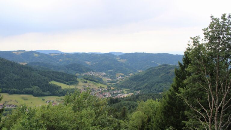 Dieses Bild zeigt eine Webcam-Aufnahme vom Achertal, aufgenommen am Samstag, den 25.07.2026 um 14:30 Uhr. Die Temperatur betrug 26.8°C.