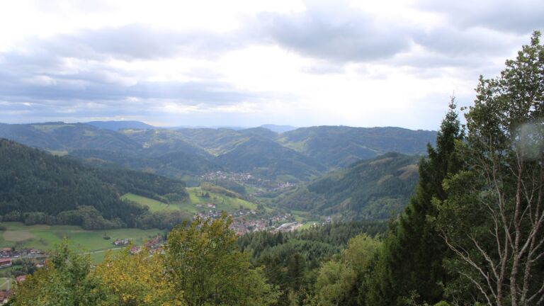 Dieses Bild zeigt eine Webcam-Aufnahme vom Achertal, aufgenommen am Freitag, den 23.10.2026 um 14:30 Uhr. Die Temperatur betrug 11°C.