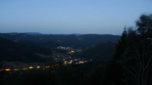 Dieses Bild zeigt eine Webcam-Aufnahme vom Achertal, aufgenommen am Samstag, den 08.08.2026 um 05:20 Uhr. Die Temperatur betrug 17.5°C.