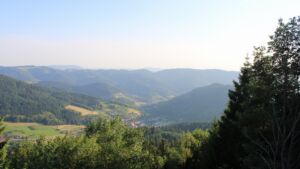 Dieses Bild zeigt eine Webcam-Aufnahme vom Achertal, aufgenommen am Donnerstag, den 25.06.2026 um 19:50 Uhr. Die Temperatur betrug 34.1°C.