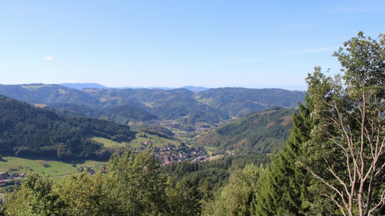 Dieses Bild zeigt eine Webcam-Aufnahme vom Achertal, aufgenommen am Samstag, den 12.09.2026 um 11:10 Uhr. Die Temperatur betrug 22.5°C.