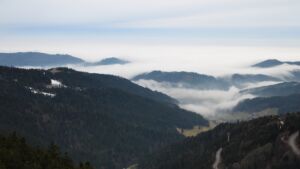 Dieses Bild zeigt eine Webcam-Aufnahme vom Achertal, aufgenommen am Dienstag, den 03.02.2026 um 09:10 Uhr. Die Temperatur betrug 3.3°C.