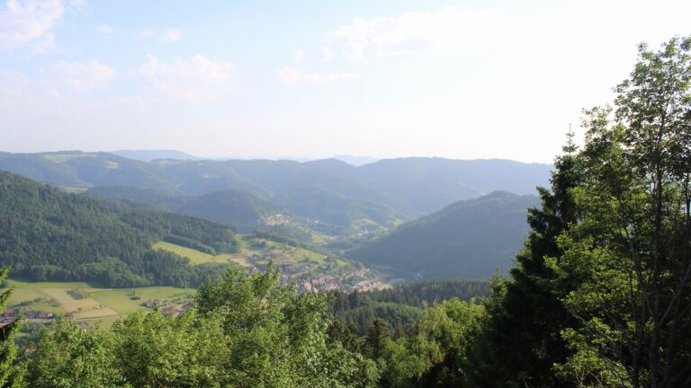 Dieses Bild zeigt eine Webcam-Aufnahme vom Achertal, aufgenommen am Dienstag, den 26.05.2026 um 18:50 Uhr. Die Temperatur betrug 33.4°C.