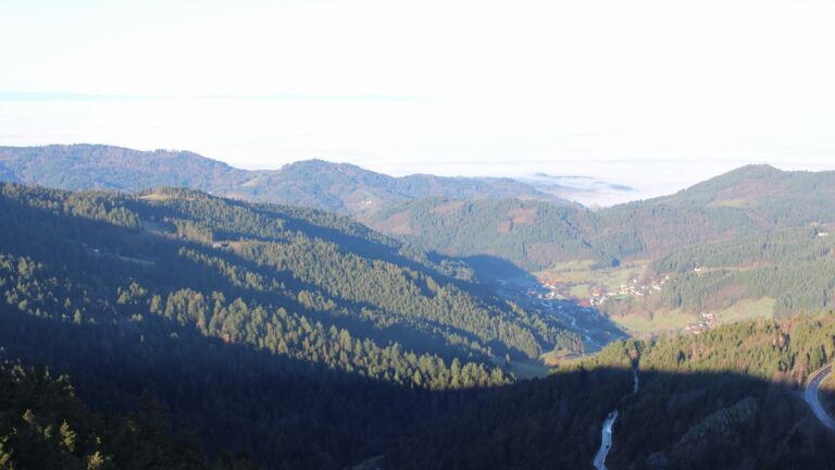 Dieses Bild zeigt eine Webcam-Aufnahme vom Achertal, aufgenommen am Mittwoch, den 25.02.2026 um 08:40 Uhr. Die Temperatur betrug 9.4°C.