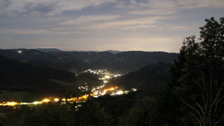 Dieses Bild zeigt eine Webcam-Aufnahme vom Achertal, aufgenommen am Samstag, den 03.10.2026 um 06:10 Uhr. Die Temperatur betrug 14.5°C.