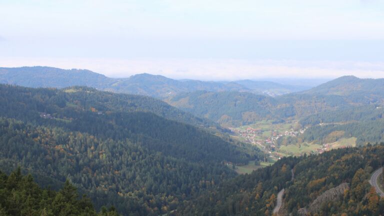 Dieses Bild zeigt eine Webcam-Aufnahme vom Achertal, aufgenommen am Freitag, den 10.10.2025 um 10:50 Uhr. Die Temperatur betrug 11.7°C.