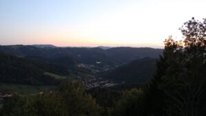 Dieses Bild zeigt eine Webcam-Aufnahme vom Achertal, aufgenommen am Montag, den 14.09.2026 um 20:10 Uhr. Die Temperatur betrug 20.2°C.