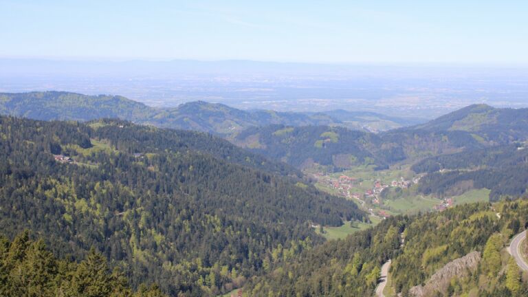 Dieses Bild zeigt eine Webcam-Aufnahme vom Achertal, aufgenommen am Freitag, den 24.04.2026 um 11:30 Uhr. Die Temperatur betrug 13.6°C.