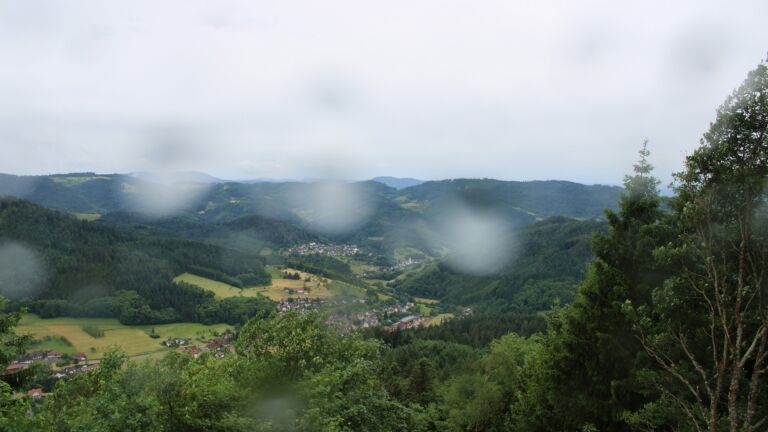 Dieses Bild zeigt eine Webcam-Aufnahme vom Achertal, aufgenommen am Donnerstag, den 04.06.2026 um 16:50 Uhr. Die Temperatur betrug 10.1°C.