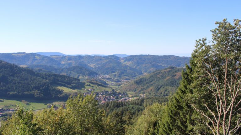 Dieses Bild zeigt eine Webcam-Aufnahme vom Achertal, aufgenommen am Sonntag, den 27.09.2026 um 11:20 Uhr. Die Temperatur betrug 27.2°C.