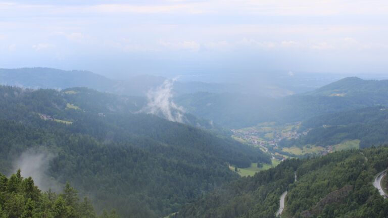 Dieses Bild zeigt eine Webcam-Aufnahme vom Achertal, aufgenommen am Mittwoch, den 04.06.2025 um 14:30 Uhr. Die Temperatur betrug 12.5°C.
