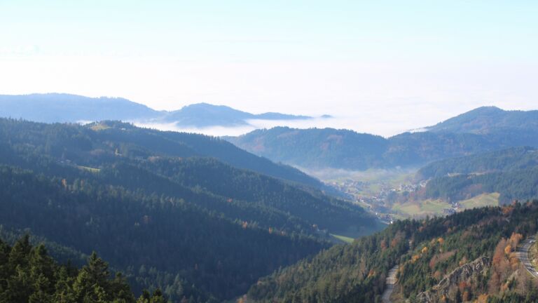 Dieses Bild zeigt eine Webcam-Aufnahme vom Achertal, aufgenommen am Samstag, den 08.11.2025 um 13:40 Uhr. Die Temperatur betrug 9.2°C.