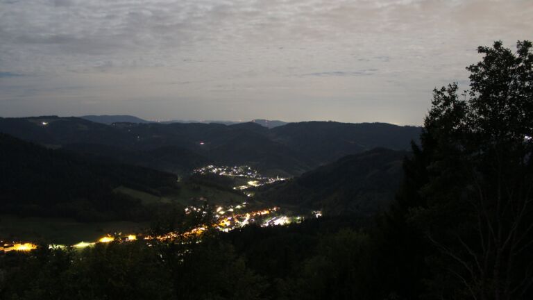 Dieses Bild zeigt eine Webcam-Aufnahme vom Achertal, aufgenommen am Mittwoch, den 30.09.2026 um 06:10 Uhr. Die Temperatur betrug 20.2°C.