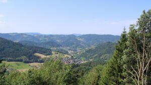 Dieses Bild zeigt eine Webcam-Aufnahme vom Achertal, aufgenommen am Sonntag, den 21.06.2026 um 11:00 Uhr. Die Temperatur betrug 27.2°C.