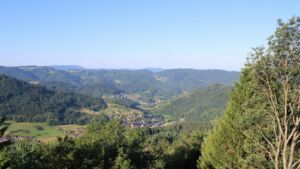 Dieses Bild zeigt eine Webcam-Aufnahme vom Achertal, aufgenommen am Montag, den 15.06.2026 um 07:50 Uhr. Die Temperatur betrug 13.3°C.