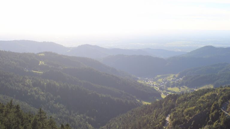 Dieses Bild zeigt eine Webcam-Aufnahme vom Achertal, aufgenommen am Mittwoch, den 03.09.2025 um 18:30 Uhr. Die Temperatur betrug 18.2°C.