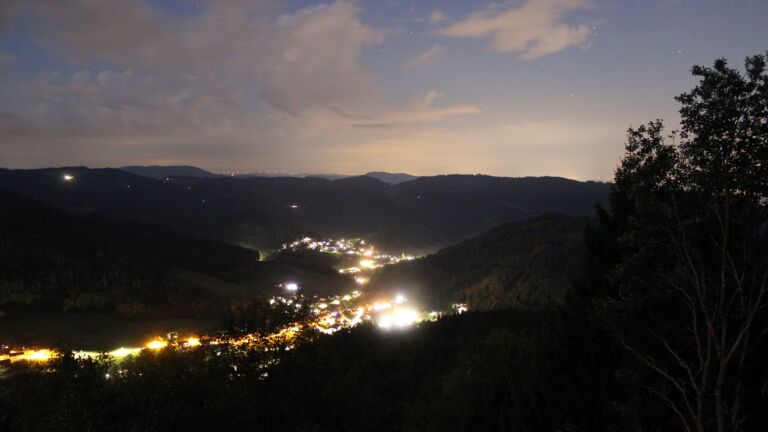 Dieses Bild zeigt eine Webcam-Aufnahme vom Achertal, aufgenommen am Montag, den 05.10.2026 um 06:20 Uhr. Die Temperatur betrug 14°C.