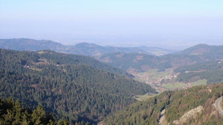 Dieses Bild zeigt eine Webcam-Aufnahme vom Achertal, aufgenommen am Freitag, den 20.03.2026 um 08:50 Uhr. Die Temperatur betrug 4.8°C.