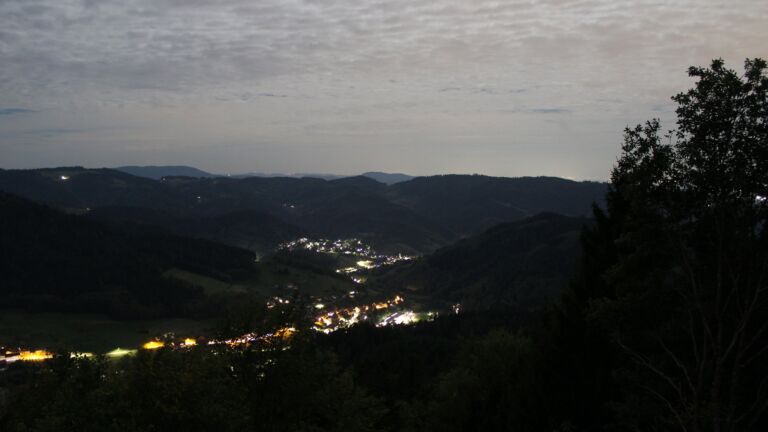 Dieses Bild zeigt eine Webcam-Aufnahme vom Achertal, aufgenommen am Mittwoch, den 30.09.2026 um 06:00 Uhr. Die Temperatur betrug 20.2°C.