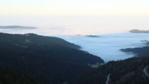 Dieses Bild zeigt eine Webcam-Aufnahme vom Achertal, aufgenommen am Samstag, den 13.12.2025 um 08:50 Uhr. Die Temperatur betrug 8.6°C.