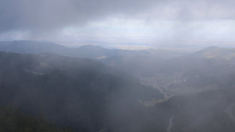 Dieses Bild zeigt eine Webcam-Aufnahme vom Achertal, aufgenommen am Sonntag, den 01.03.2026 um 09:00 Uhr. Die Temperatur betrug 3.6°C.