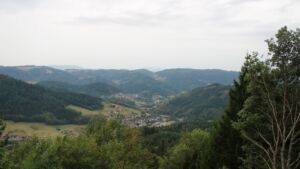 Dieses Bild zeigt eine Webcam-Aufnahme vom Achertal, aufgenommen am Dienstag, den 25.08.2026 um 08:20 Uhr. Die Temperatur betrug 14.4°C.