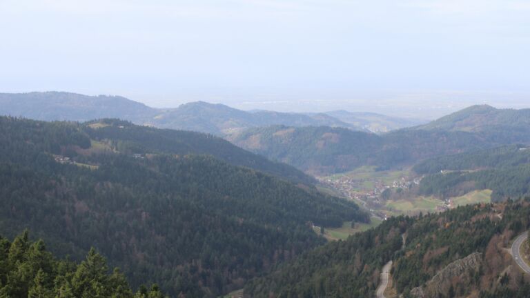 Dieses Bild zeigt eine Webcam-Aufnahme vom Achertal, aufgenommen am Samstag, den 15.11.2025 um 12:40 Uhr. Die Temperatur betrug 11.2°C.