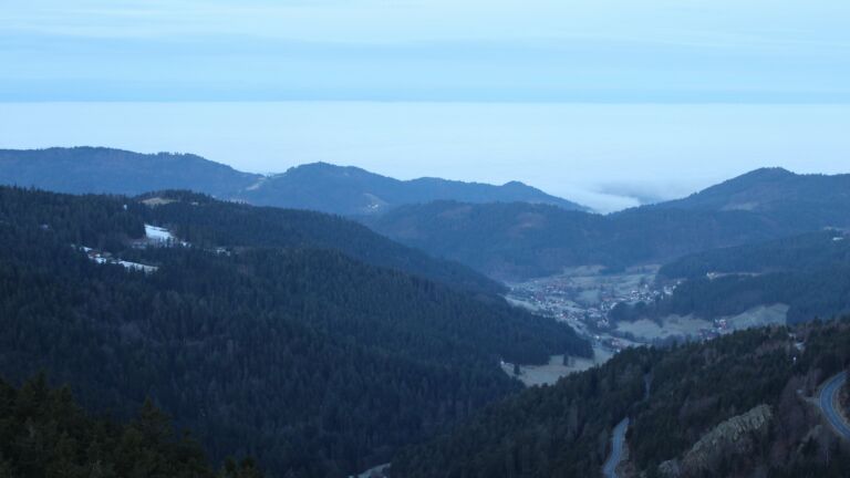 Dieses Bild zeigt eine Webcam-Aufnahme vom Achertal, aufgenommen am Donnerstag, den 05.02.2026 um 07:50 Uhr. Die Temperatur betrug 2°C.