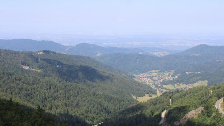 Dieses Bild zeigt eine Webcam-Aufnahme vom Achertal, aufgenommen am Donnerstag, den 10.07.2025 um 10:50 Uhr. Die Temperatur betrug 14.1°C.