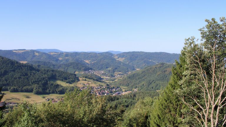 Dieses Bild zeigt eine Webcam-Aufnahme vom Achertal, aufgenommen am Freitag, den 07.08.2026 um 09:30 Uhr. Die Temperatur betrug 22.5°C.