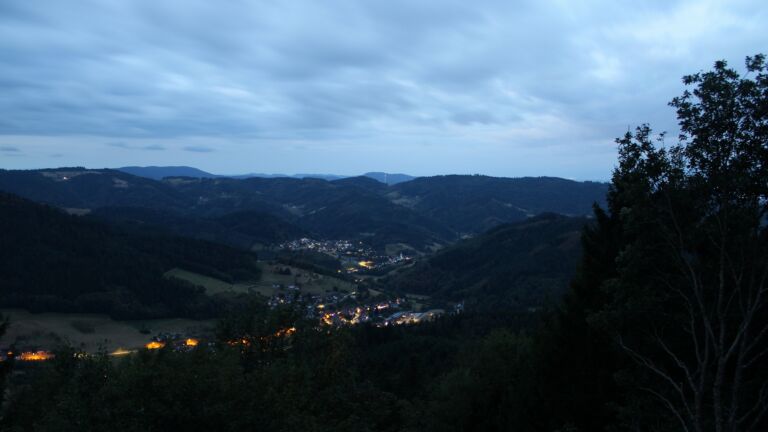 Dieses Bild zeigt eine Webcam-Aufnahme vom Achertal, aufgenommen am Donnerstag, den 20.08.2026 um 05:50 Uhr. Die Temperatur betrug 17.1°C.