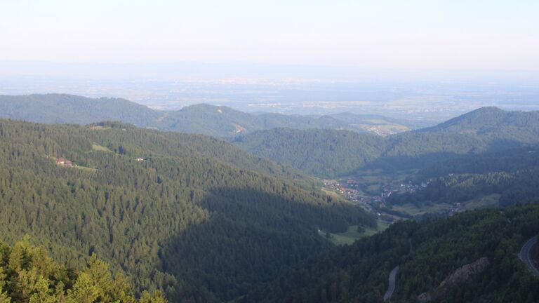 Dieses Bild zeigt eine Webcam-Aufnahme vom Achertal, aufgenommen am Samstag, den 31.05.2025 um 06:50 Uhr. Die Temperatur betrug 20.2°C.