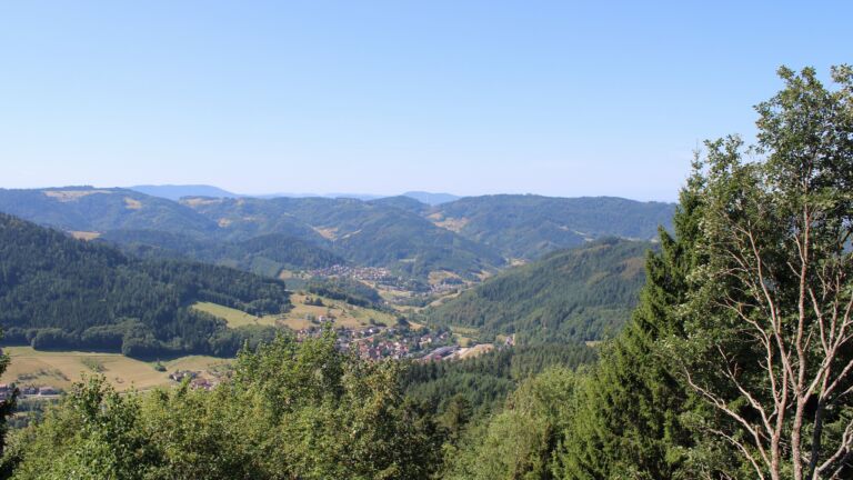 Dieses Bild zeigt eine Webcam-Aufnahme vom Achertal, aufgenommen am Samstag, den 08.08.2026 um 11:30 Uhr. Die Temperatur betrug 25°C.