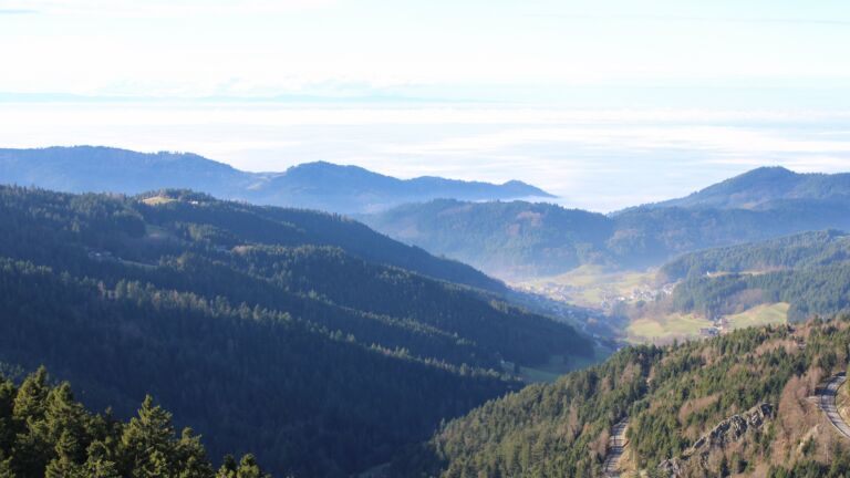 Dieses Bild zeigt eine Webcam-Aufnahme vom Achertal, aufgenommen am Mittwoch, den 03.12.2025 um 13:20 Uhr. Die Temperatur betrug 5.9°C.