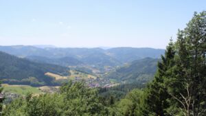 Dieses Bild zeigt eine Webcam-Aufnahme vom Achertal, aufgenommen am Donnerstag, den 25.06.2026 um 13:50 Uhr. Die Temperatur betrug 33.1°C.